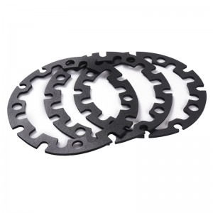 Zvláštní ve tvaru pěnové pěnové pěnové šoky a komprese černá pěna 0,5 mm hoření zpomalující pěnový přívod